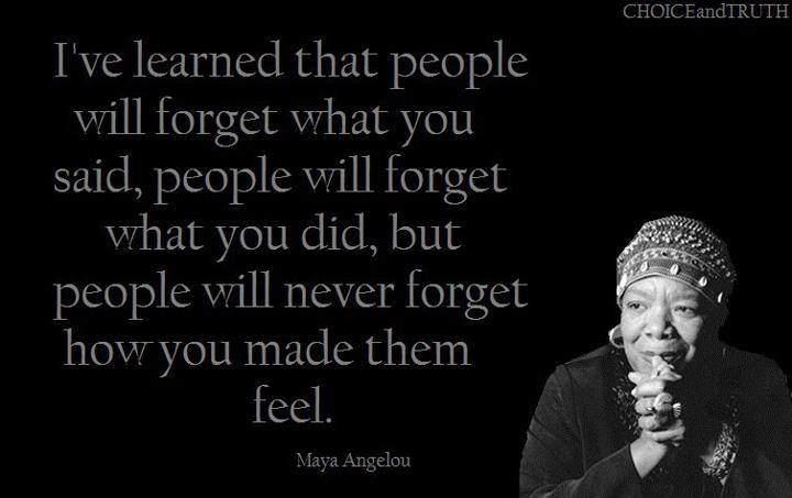 maya angelou quotes when someone shows you