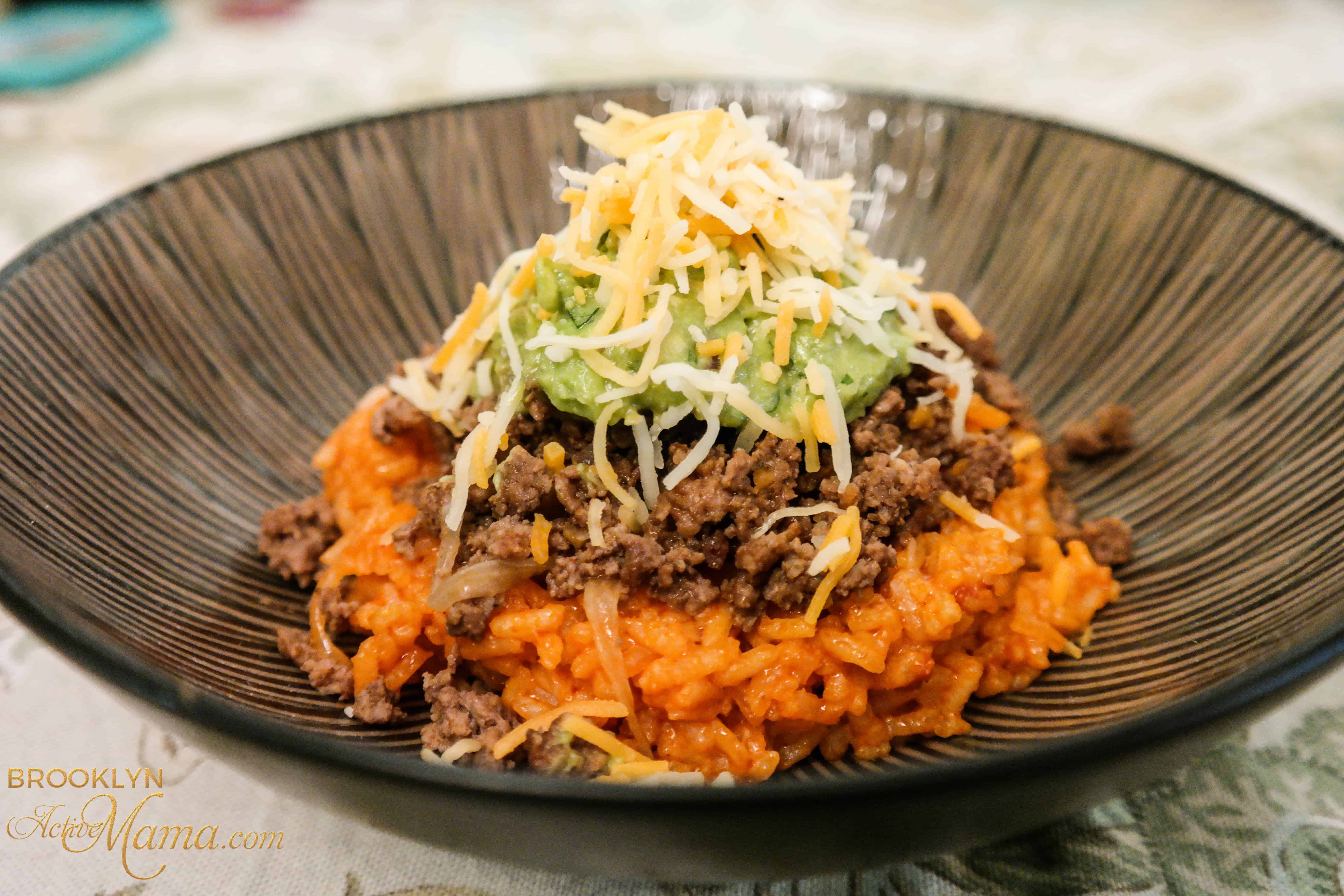 Mexican Beef and Rice Bowl