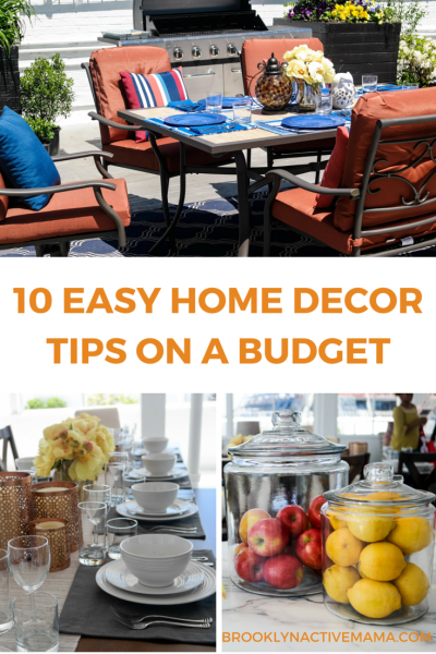 Looking to update your home decor with little effort? Try these 10 tips for an easy home decor refresh on a budget!
