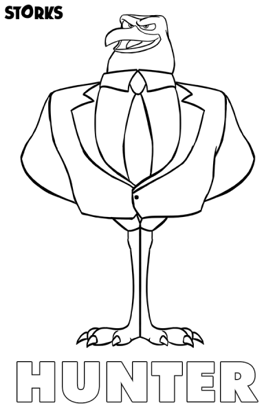 Storks Printable Coloring Pages