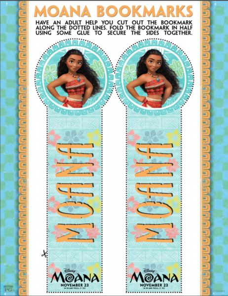 Free Moana Printables