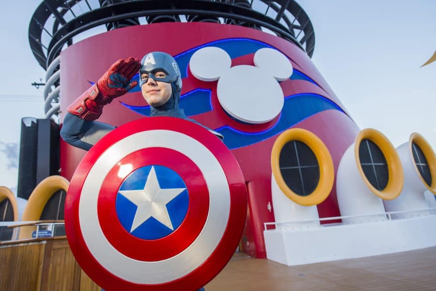 Disney Cruise Line guests will assemble on the Disney Magic to celebrate the epic adventures of the Marvel Universe’s mightiest Super Heroes and Super Villains in a brand-new, day-long event: Marvel Day at Sea. The event kicks off on seven special sailings from New York City in the fall of 2017, followed by eight special voyages from Miami departing January through April 2018. The celebration combines the thrills of renowned Marvel comics, films and animated series, with the excitement of Disney Cruise Line entertainment to summon everyone’s inner Super Hero for the adventures that lie ahead during this unforgettable day at sea. (Chloe Rice, photographer)