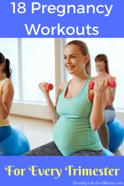 Not sure which exercises to do during pregnancy? Check out these 18 workouts you can do during each trimester!