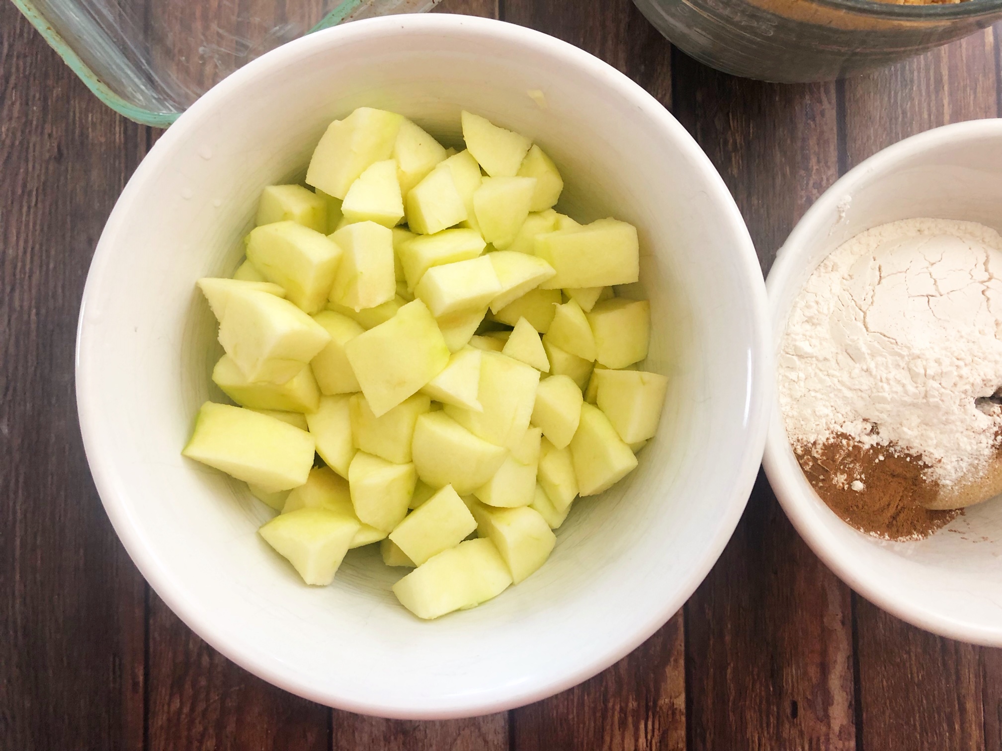 This super yummy old fashioned apple crisp recipe is a classic! All you need are some apples and some basic staples in your pantry!