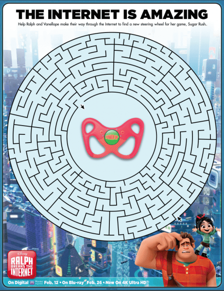 WreckIt Ralph Part 2! Ralph Breaks The Internet Free Coloring Pages and Printables!