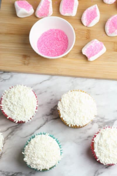 Cute and Easy Bunny Ear Cupcakes