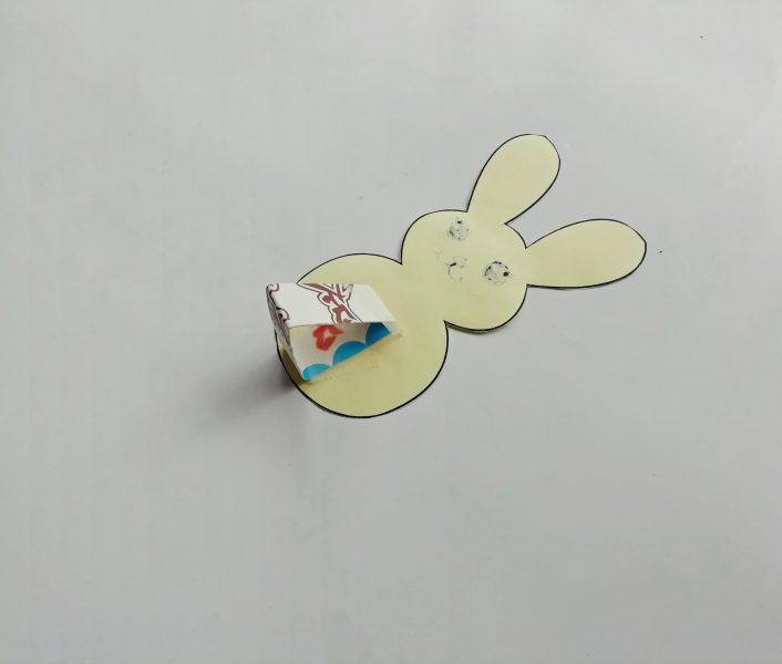 Easy Bunny In Grass Easter DIY Craft