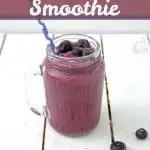 This easy to prepare blueberry banana mango smoothie will start your day with a delicious healthy drink, that will give you energy and keep you going. It's not only good for you, it's tastes good too!