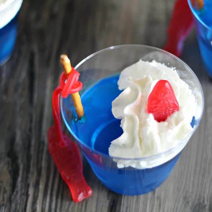Red White and Blue Jello Cups