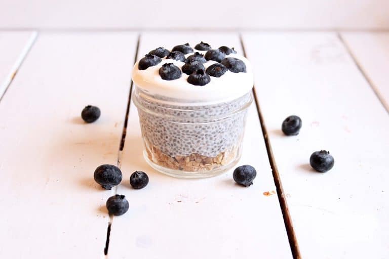 Healthy Blueberry Chia Pudding