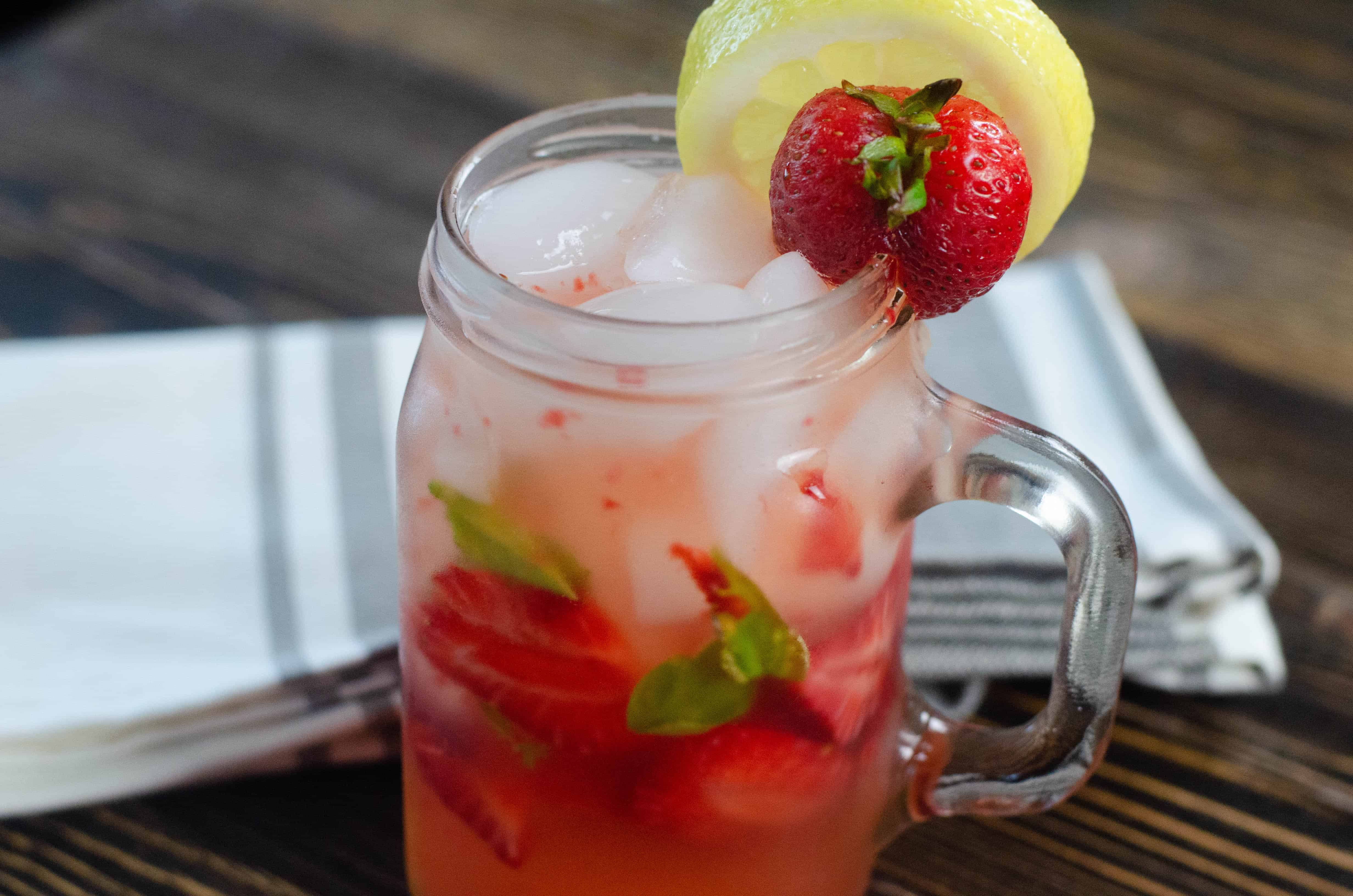 Strawberry Basil Lemonade Recipe + How To Fight Summer Boredom