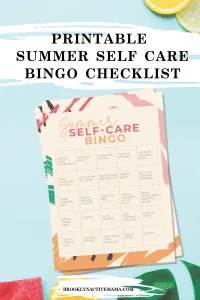Summer is a great season to do fun warm weather activities! It's so important to take care of yourself too--Check out this summer self care bingo checklist!
