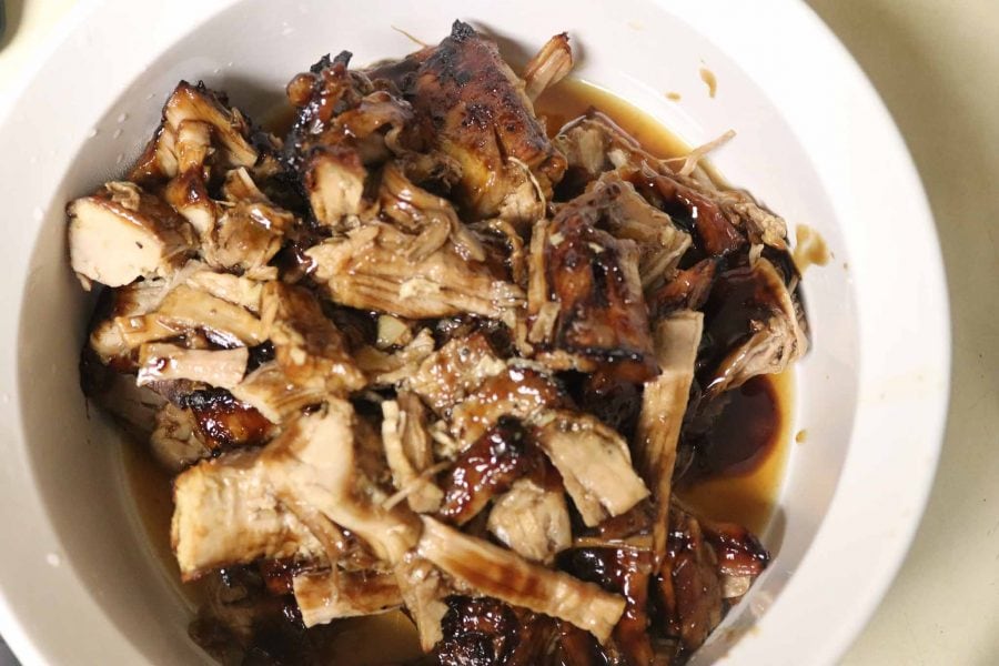 Crockpot Brown Sugar Balsamic Pork Tenderloin