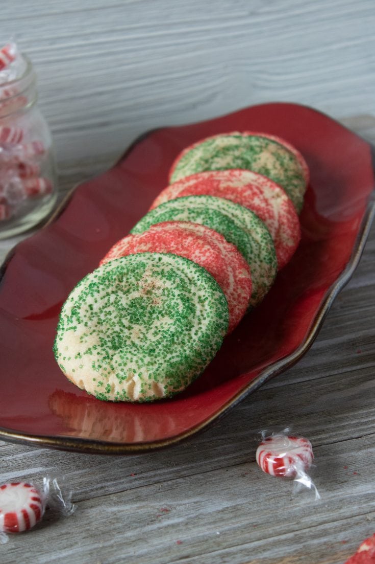 Christmas Snickerdoodle Cookies 