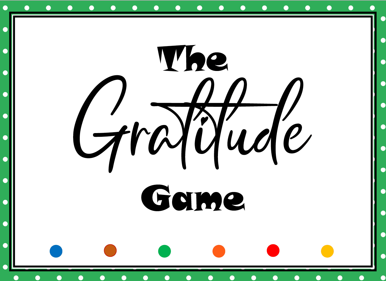 Printable Thanksgiving Games to play with your family