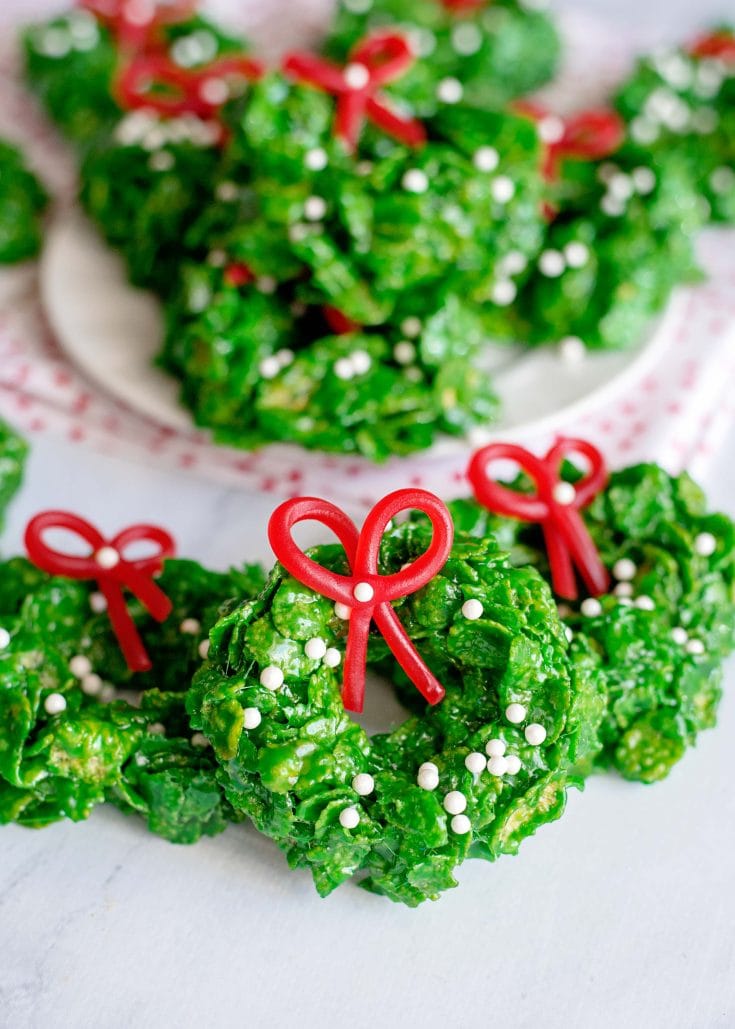 Christmas Cornflake Wreaths Cookies Recipe