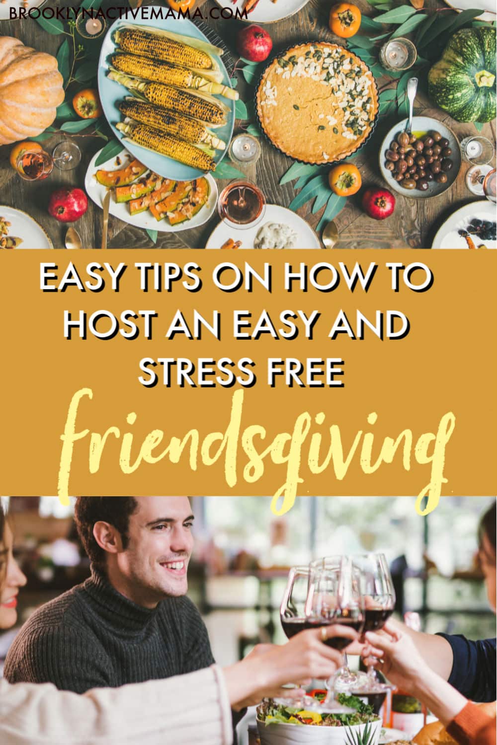Here are 5 easy Friendsgiving ideas to help you have the best party with your friends including food ideas, games and how to plan the perfect party + free thanksgiving charades for you to download and print for some more fun! #thanksgiving #friendsgivingtips #holiday