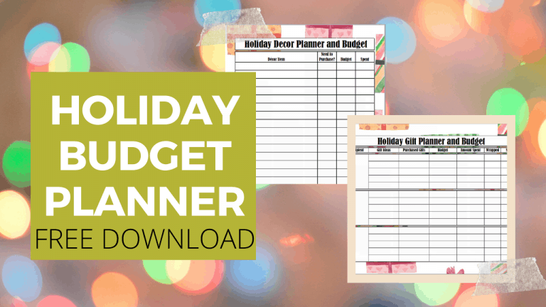 The holidays can get so expensive so quickly! Here are some easy ways to host Christmas Dinner on a budget, plus a free printable holiday budget planner!