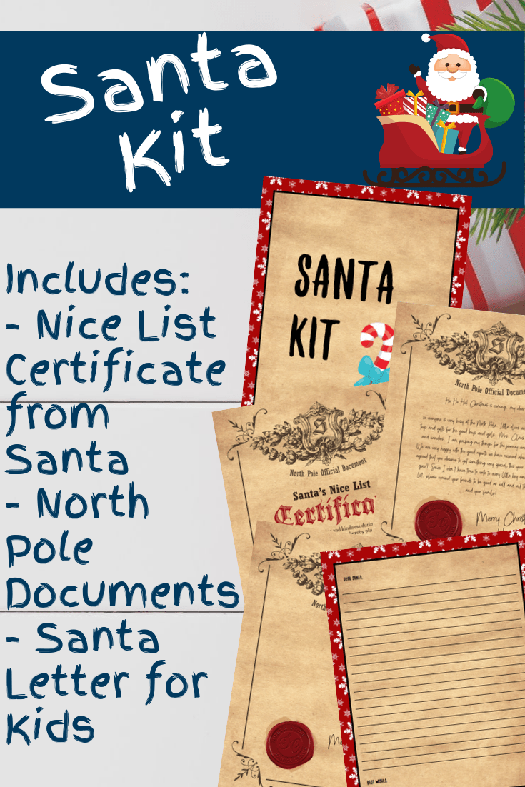 Here is a free letter to Santa Printable for you to send right to the North Pole! Create some Christmas magic this holiday season for the kids with this fun download! #freeprintable #ChristmasPrintables #funfortheholidays