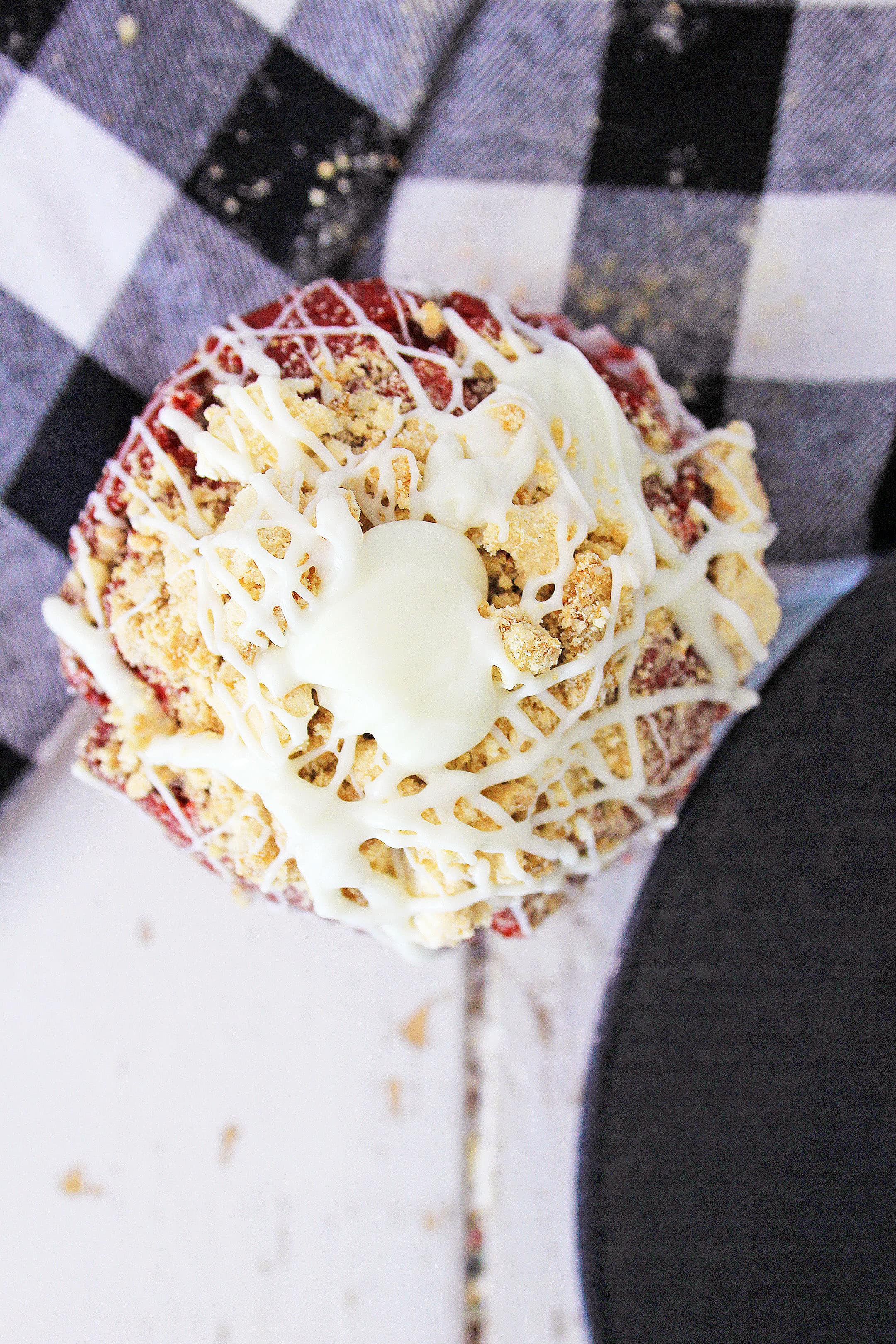 Gluten Free Red Velvet Muffins With Cream Cheese Streusel