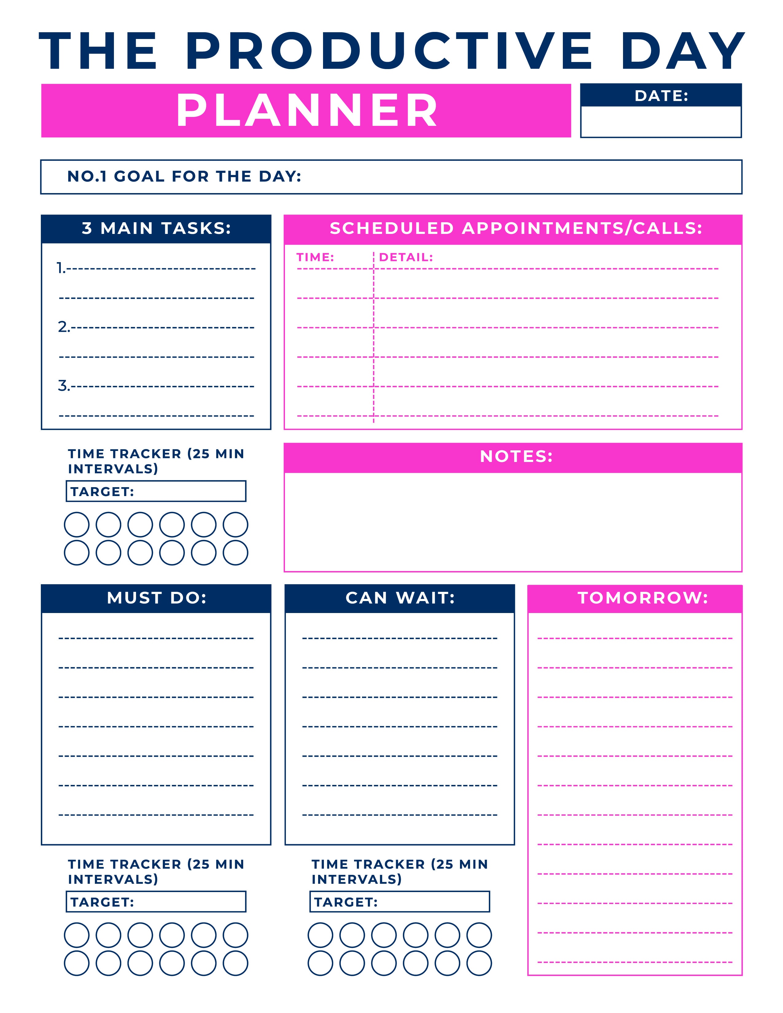 Paper Calendars And Planners Self Care Daily Planner Pink Minimal Weekly Planner Printablebecome 3775