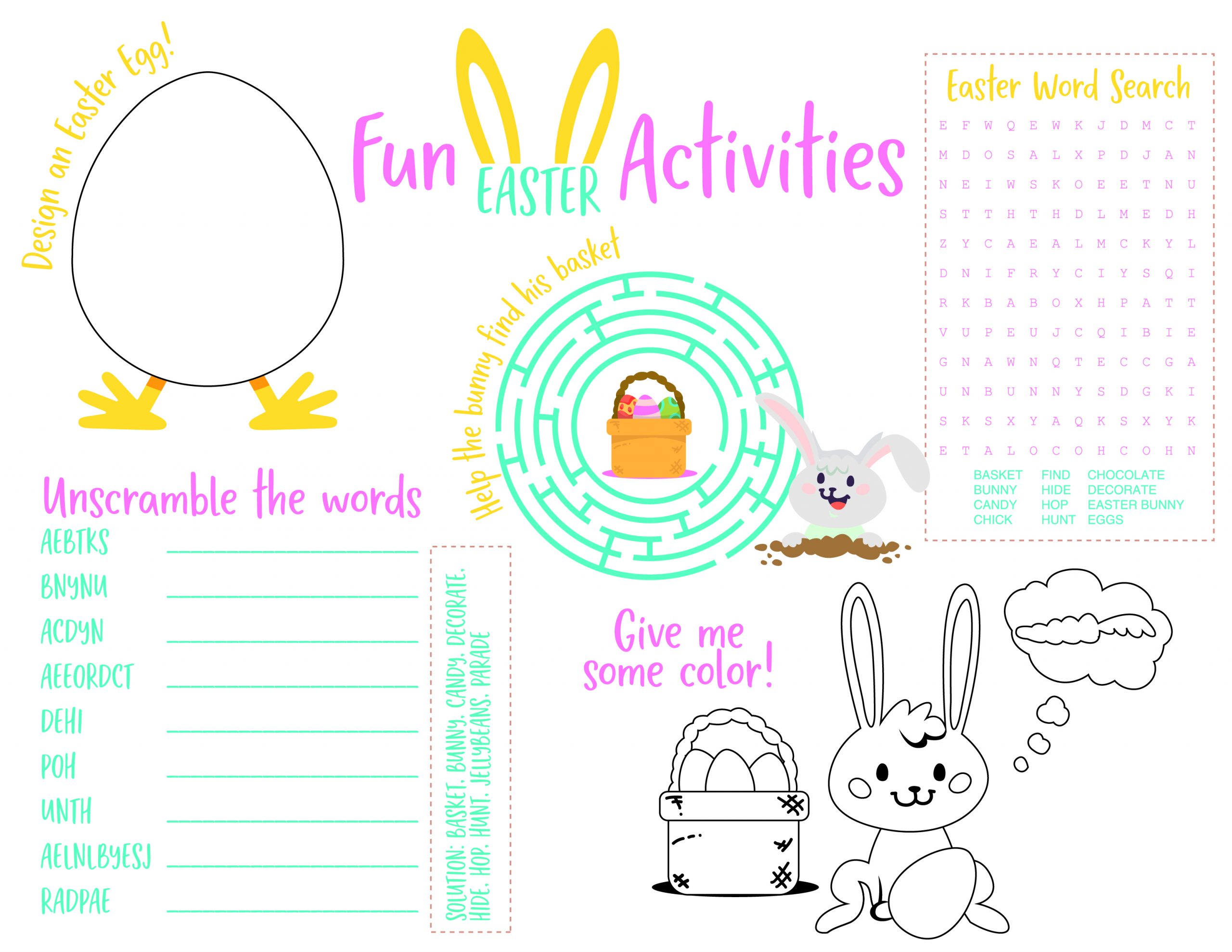 easter activity kits