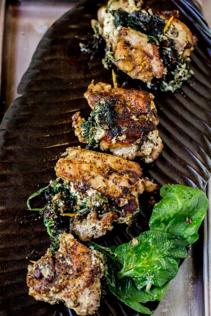 Amazing Stuffed Keto Chicken Thighs