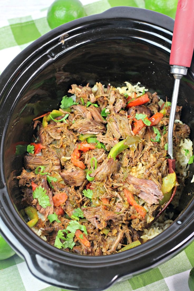 Delicious Slow Cooker Cuban Ropa Vieja