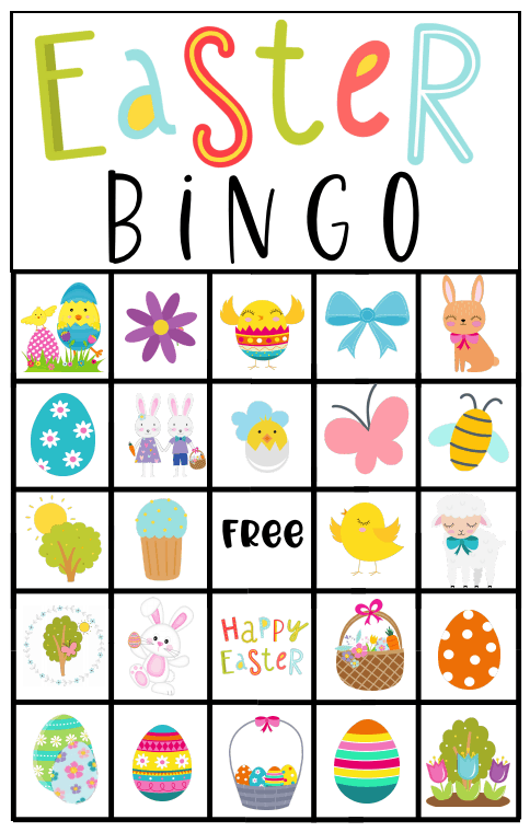 Free Printable Easter Bingo Game: Perfect For Your Easter Party!