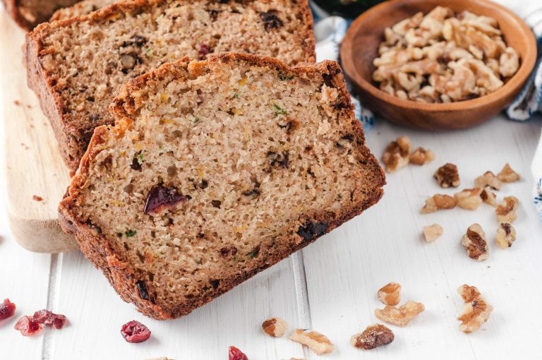 Cranberry Walnut Zucchini Bread
