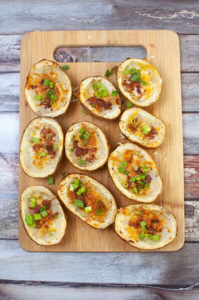 air fryer potato skins