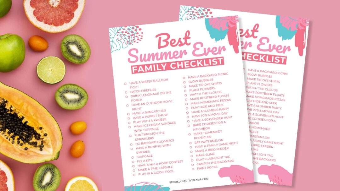 36 Fun Family Summer Activities Free Printable