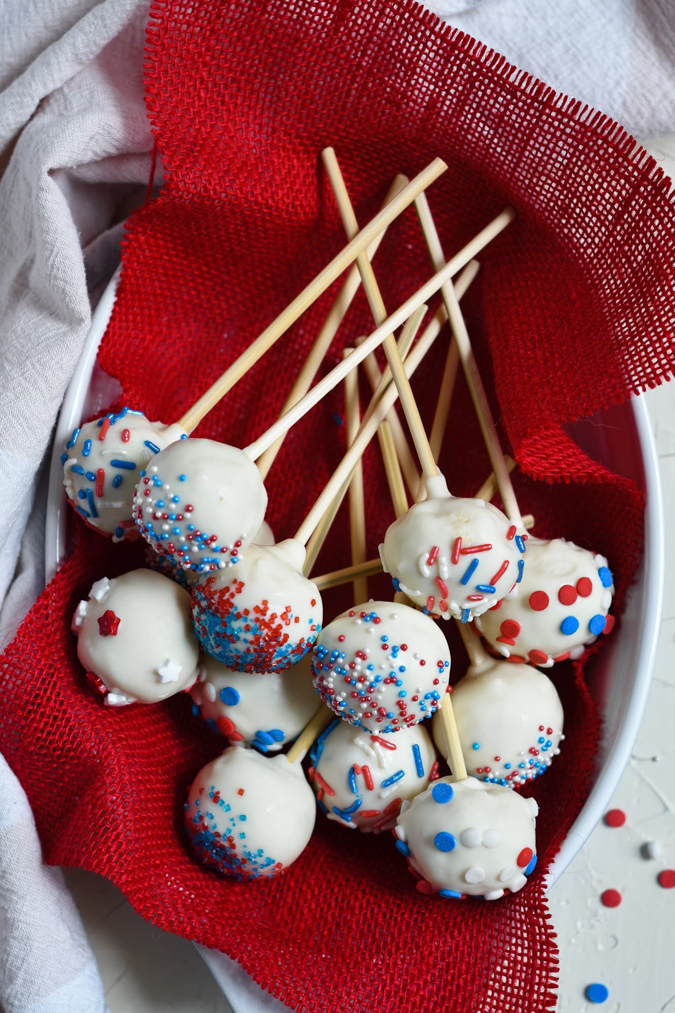 Buttercream Stars And Stripes Flag Cake