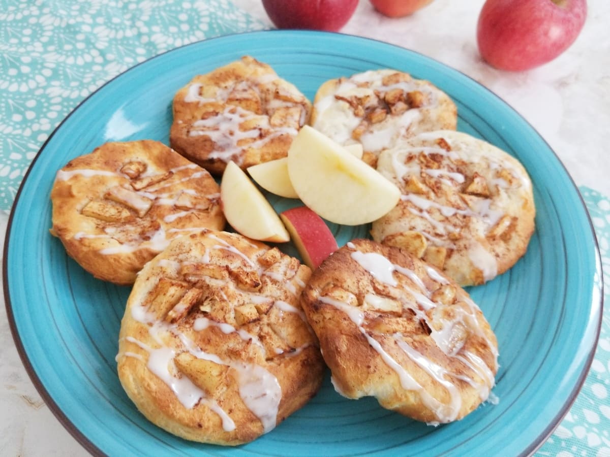 Easy Air Fryer Apple Fritters Recipe With Sweet Glaze