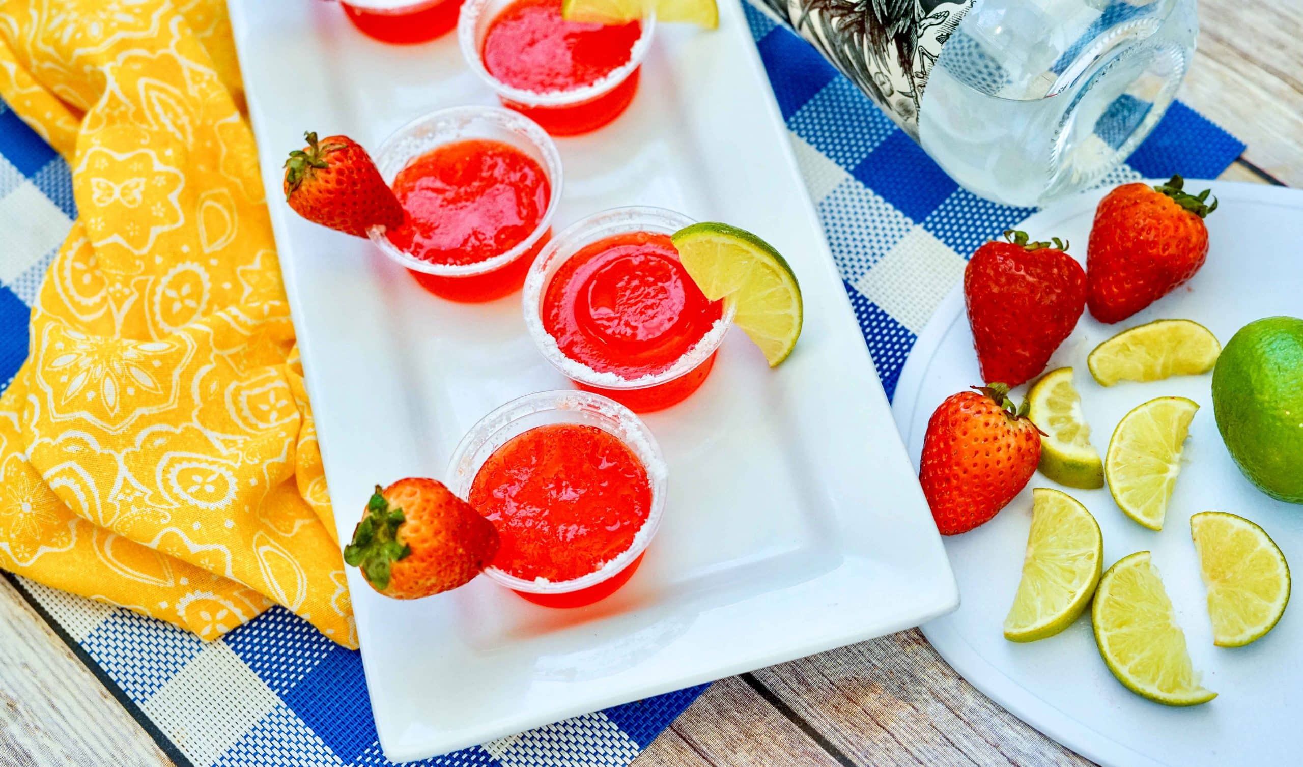 strawberry margarita jello shots