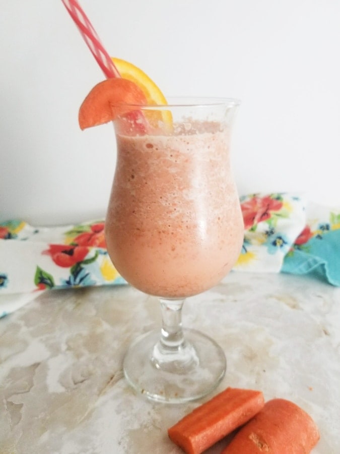 Super Healthy Orange Carrot Smoothie Recipe