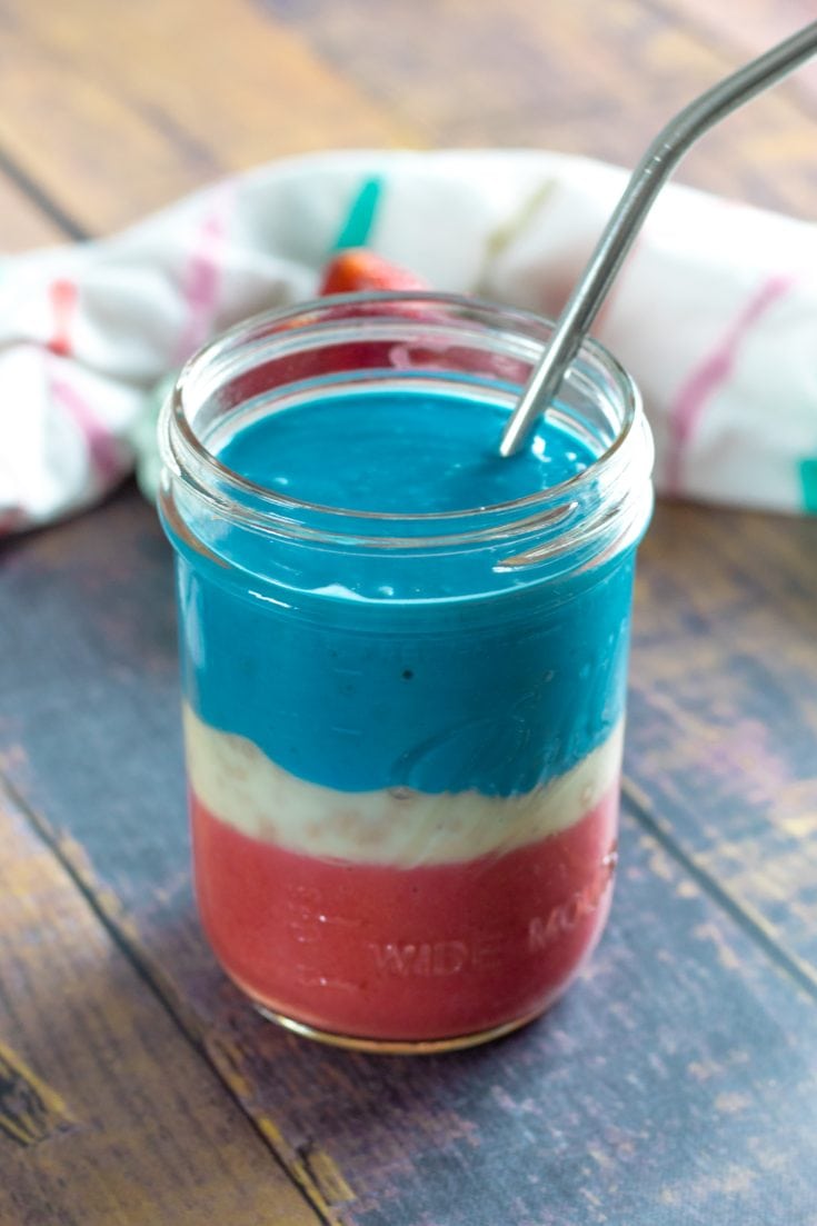 4th Of July Red White and Blue Smoothie Recipe