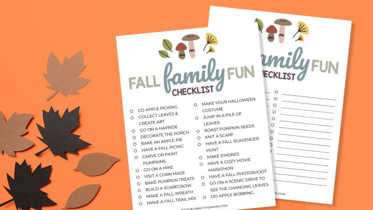 Celebrate Autumn With This Fun Family Fall Bucket List – Free Printable