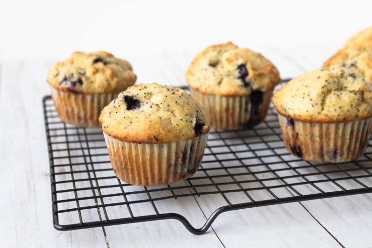 Blueberry Lemon Poppyseed Muffins