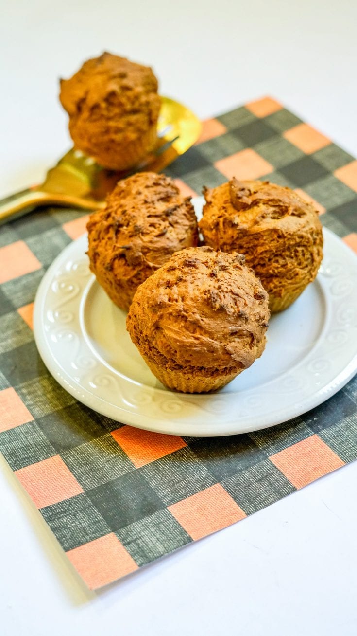 Air Fryer Pumpkin Muffins