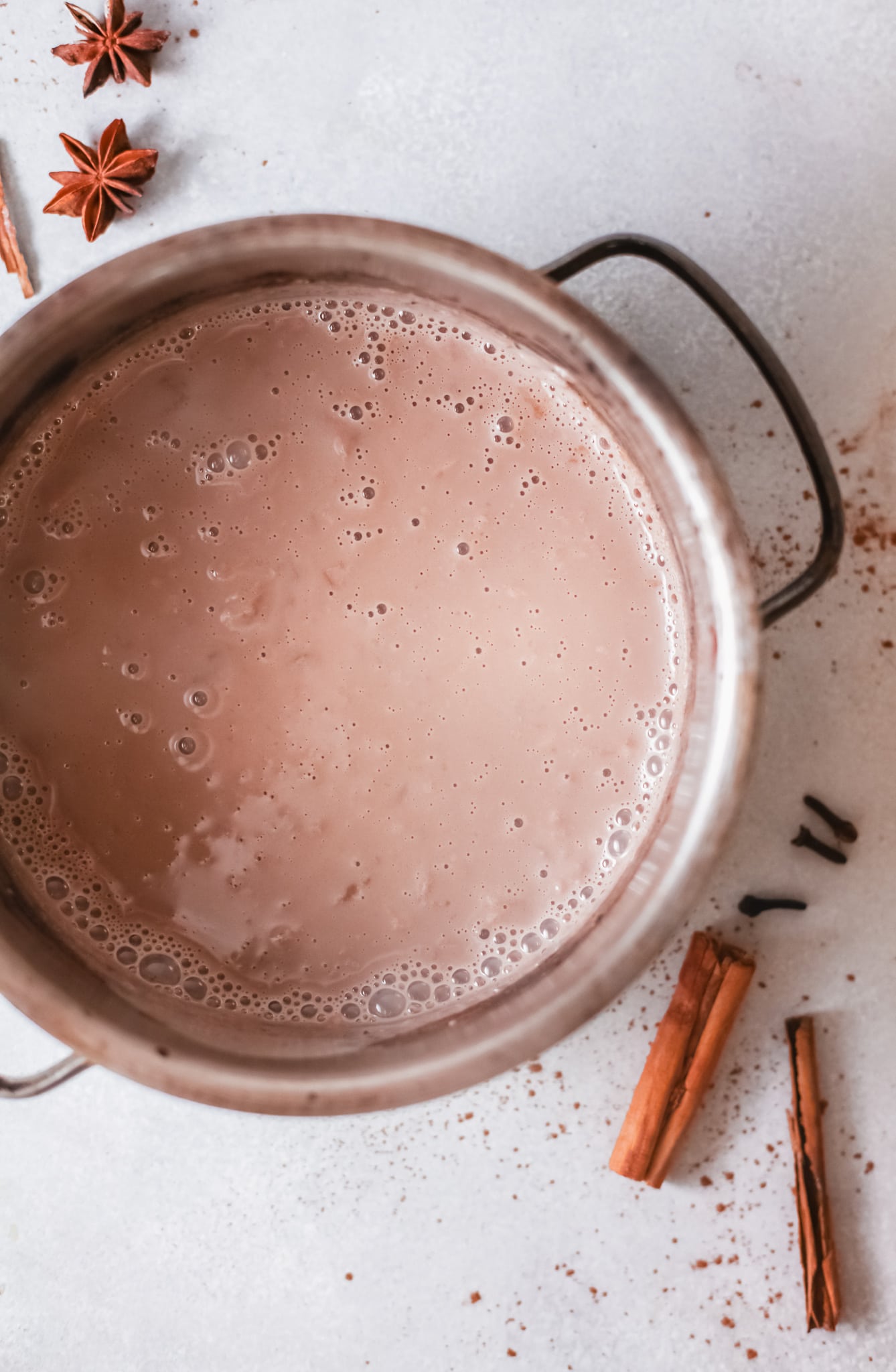 chai spiced hot chocolate