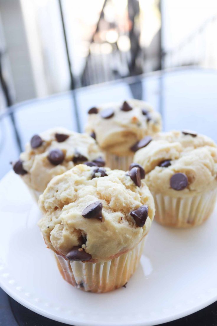 Bakery Style Chocolate Chip Muffins