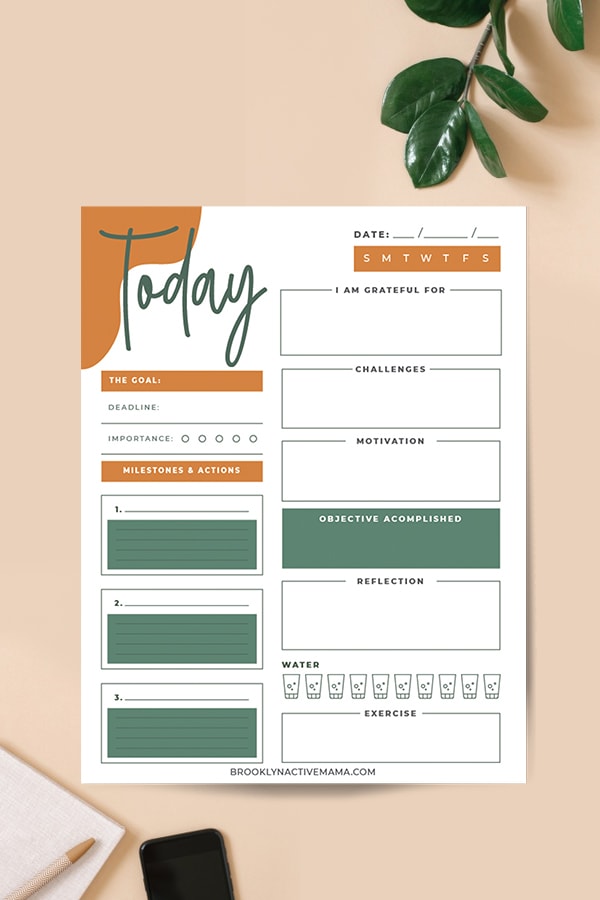 Basic Tips For Planning The Day + A Free Printable Daily Planner