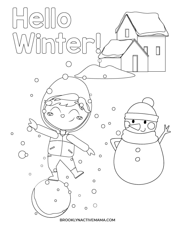 Free Printable Winter Activity Pack For Kids