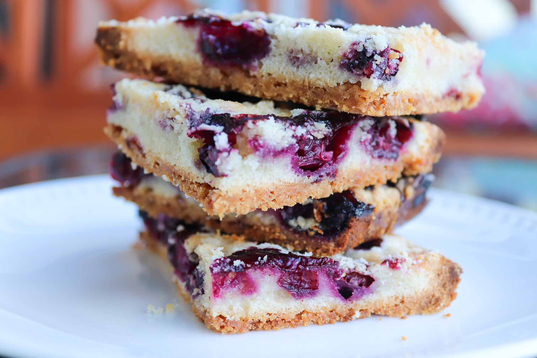 Easy Blueberry Pie Bars With Shortbread Crust Recipe