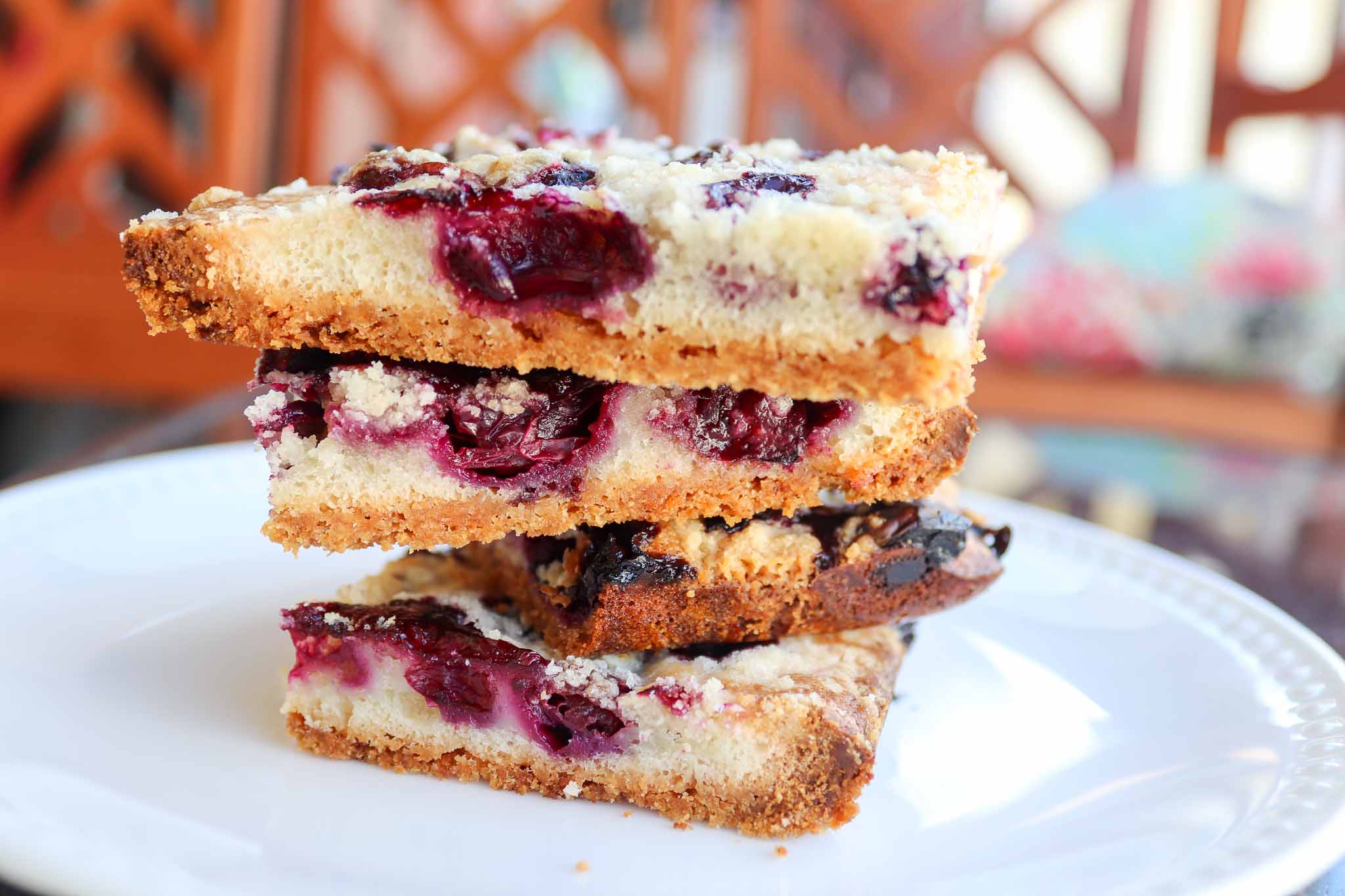 Easy Blueberry Pie Bars With Shortbread Crust Recipe