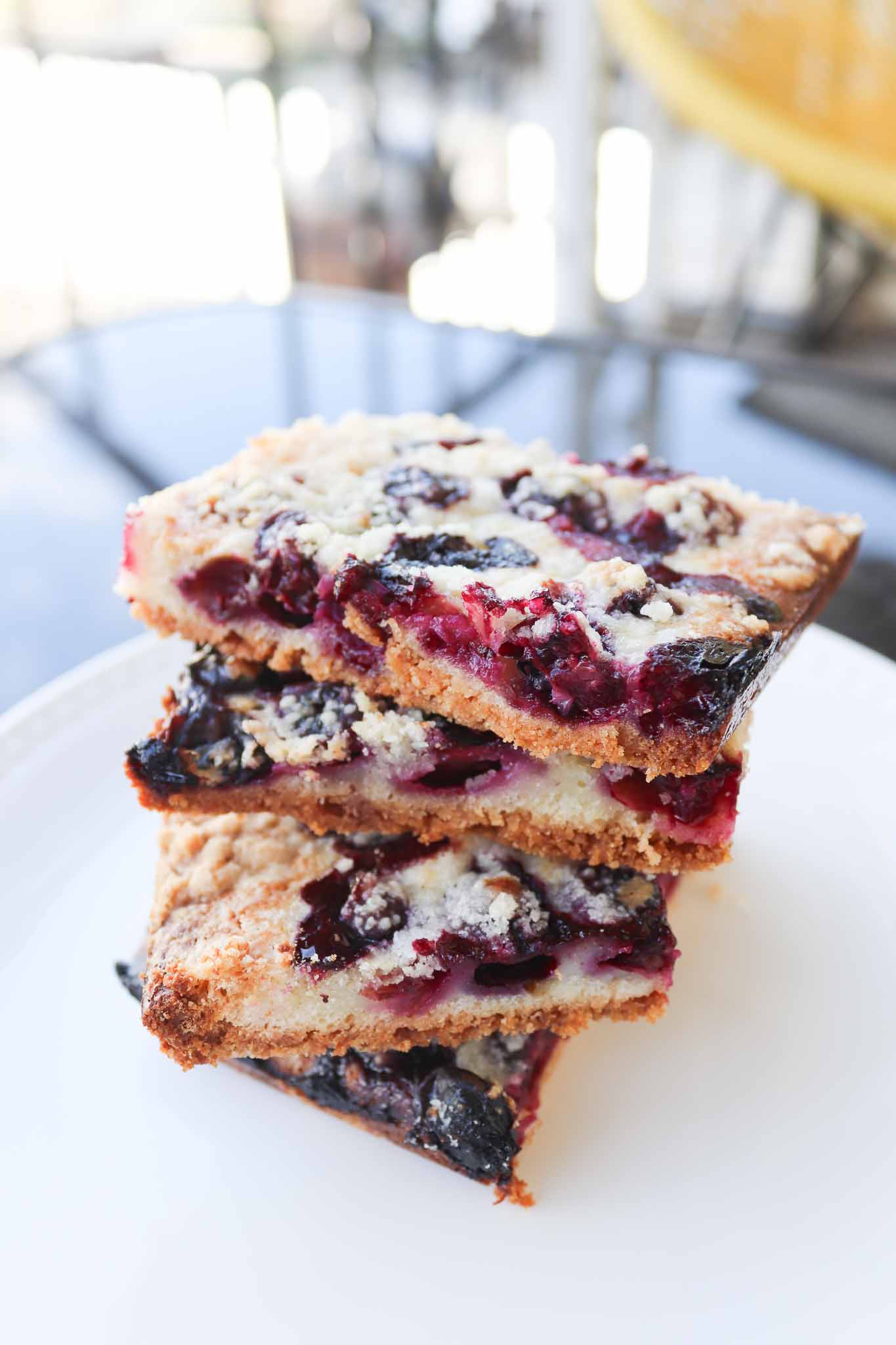 Easy Blueberry Pie Bars With Shortbread Crust Recipe