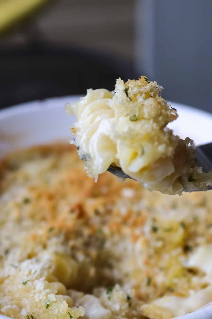 Incredible Baked Truffle Macaroni and Cheese