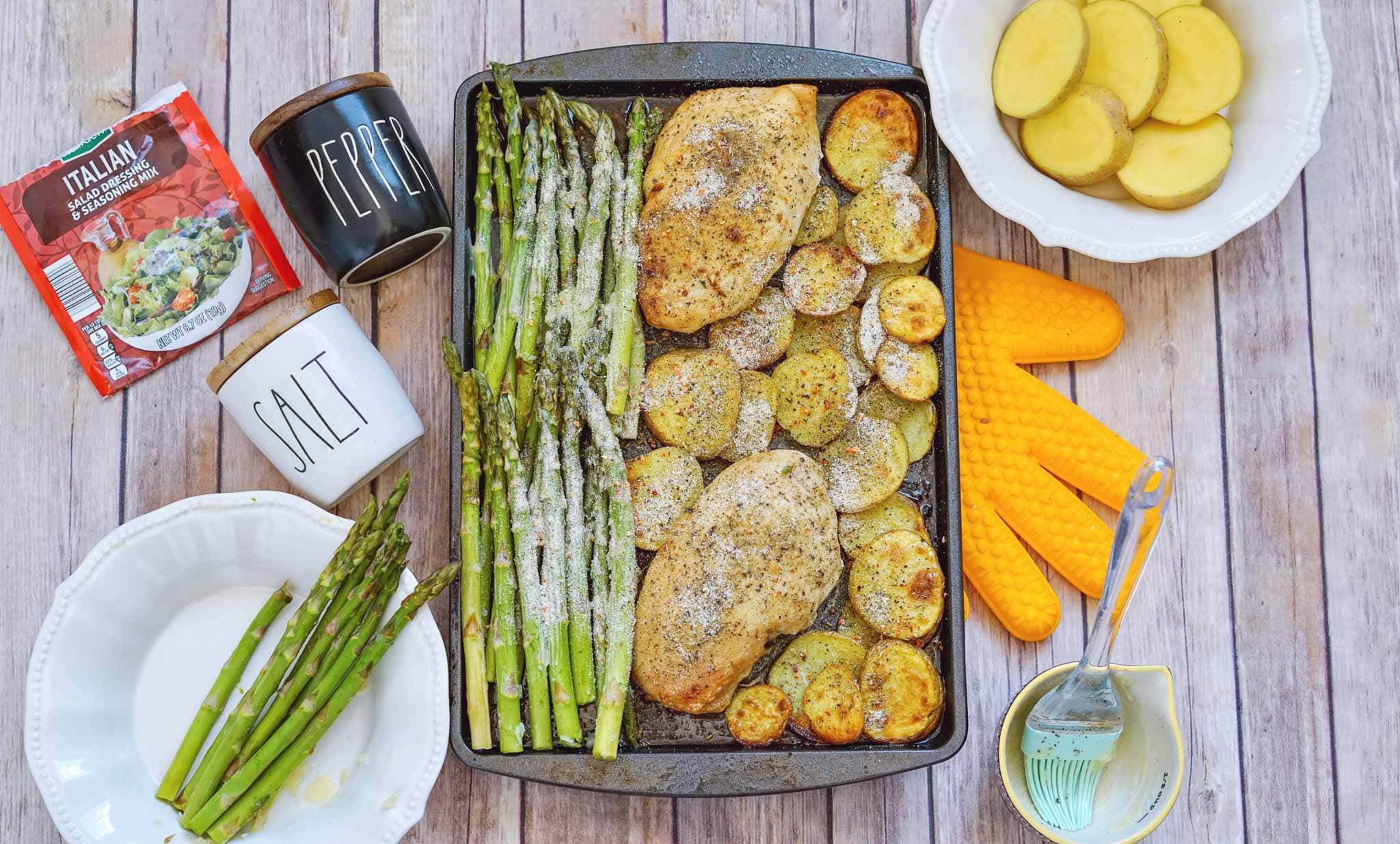 Italian Chicken Sheetpan Dinner