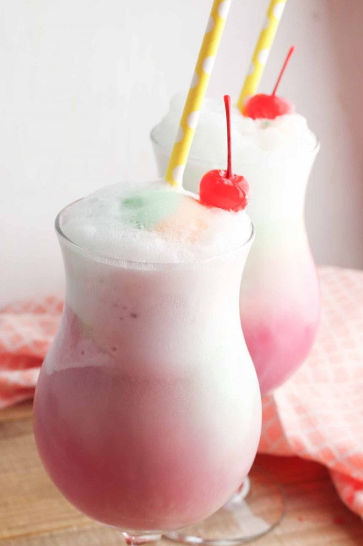 Easy and Festive Rainbow Sherbet Punch - Only 3 Ingredients!